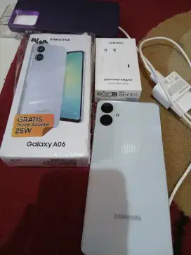 Samsung A06 ram 4/64 fullset pemakaian baru 1 minggu
