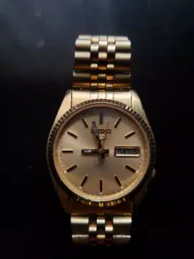 Jam Tangan Otomatis Seiko 5 Gold