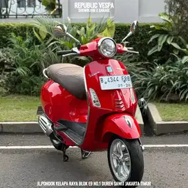 PIAGGIO VESPA PRIMAVERA 150 IGET ABS Tahun 2018 Warna MERAH