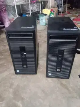 PC hp 2 pasang full set - keyboard sama mose