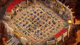 Clash of Clans TH16 langka dekorasi batu