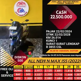 ALL NEW NMAX 2022 CASH &KREDIT BISA PAKAO CC/PAYLATER