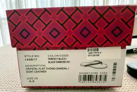 ᪥  TORY BURCH crystal flat thong black sandal
᪥  Authentic 100%