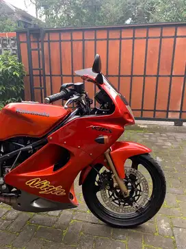 Ninja RR Orange 2007 Lengkap Faktur Warna Rare Original Ninja CKD CBU