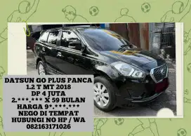 DATSUN GO PLUS PANCA 1.2 T MT 2018 DP 4 JUTA