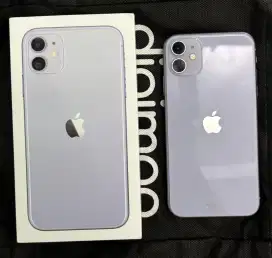 Iphone 11/128 GB Ex Digimap ID/A Full Set Original (Purple)