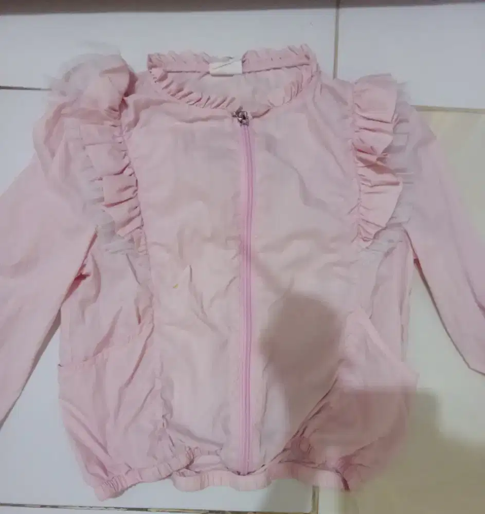 Jaket parasut anak perempuan