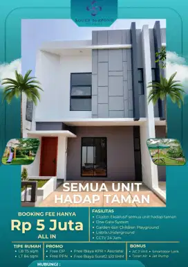 South Serpong Residence Cukup 5Juta Allin Langsung Akad Free Biaya2