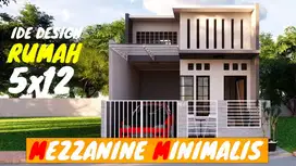 Rumah Mezanine Minimalis Super MURAH