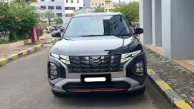 Km 19rb hyundai creta prime 2022 hitam sunroof cash kredit bisa