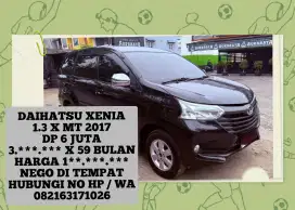DAIHATSU XENIA 1.3 X MT 2017 DP 6 JUTA
