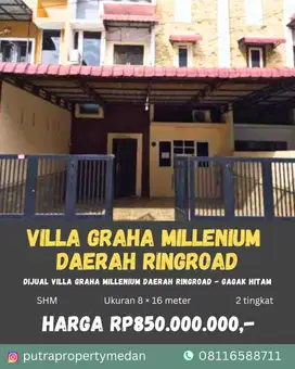DIJUAL VILLA GRAHA MILLENIUM Daerah Ringroad - Gagak Hitam