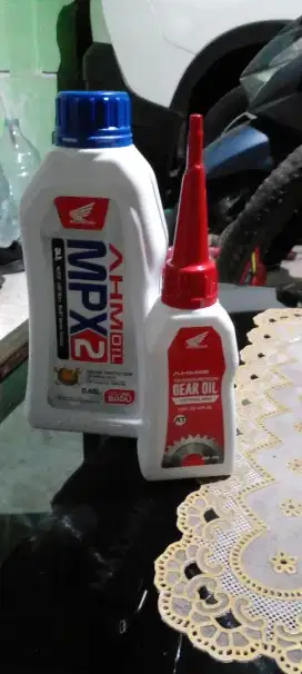 Jual oli motor matic mpx2 + oli gardan ORI AHM