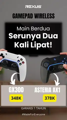 Gamepad wireless rexus GX300 & asteria AX1