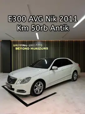 Mercedes Benz E300 Avantgarde AT 2011 Putih Km50rb