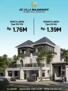 Rumah Dekat Exit Tol Gayamsari 3lt 4KT 3KM dkt Ada Majapahit Semarang