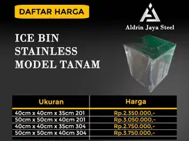 Ice Bin Stainless Steel / Tempat Es Batu 201 & 304