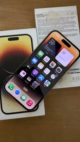 iPhone 14 pro 128 gb gold garansi resmi masih aktif Januari 2026