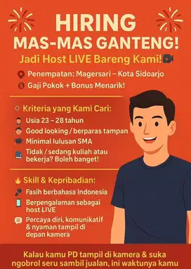 HOST LIVE MAS GANTENG