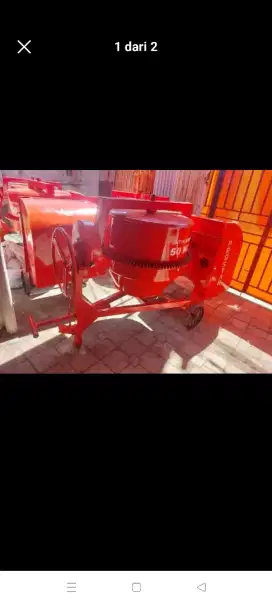 Molen cor beton 50kg komplit diesel