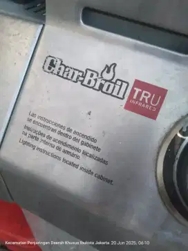 Panggangan Charbroil 10 Juta Nego