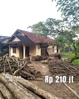 Dijual Tanah Bonus Bangunan dekat Jalan Nglipar Semin