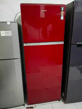 Dijual kulkas 2 pintu polytron mulus