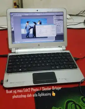 Laptop Hp Pav Dm-1 Amd E 350  Ram 2gb sdh Ddr3
 Buat Blajar
