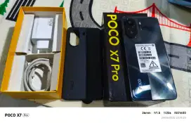 Poco X7 Pro Ram 12+12/512 gb Fullset Mulus!!!
