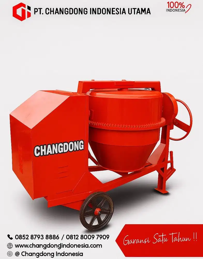 Mesin Molen Semen 350 Liter