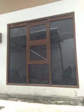 kusen almunium serat kayu jati