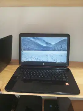HP Pavilion 14-D slim AMD E1-2100 DDR 4GB Storage 320GB LED 14 3 Jam