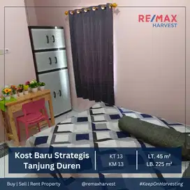 JUAL RUMAH KOST BARU DEKAT MALL DAN PERKANTORAN DI TANJUNG DUREN