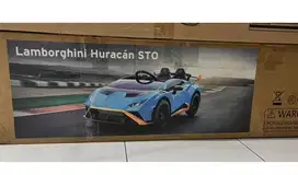 dijual Mobil aki anak Lamborghini Hurican STO 24 Volt, ban karet