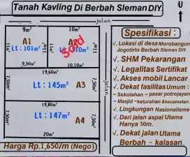 Tanah kapling murah di jogotirto