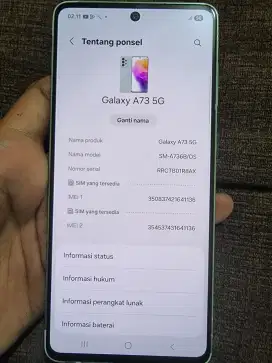 Samsung a73 5G 8/256 minus