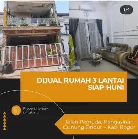 Dijual Cepat Rumah 3 lantai/NEGO