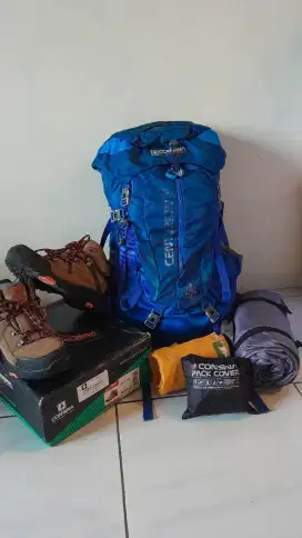 CARRIER, SEPATU GUNUNG, SLEEPING BAG CONSINA SERIES