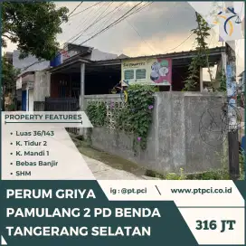 DIJUAL RUMAH DI GRAHA PAMULANG 2 TANGERANG SELATAN - VIA CESSIE