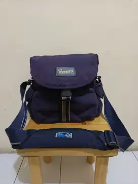 Tas selempang kamera cumpler navy
