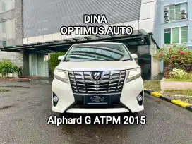Toyota Alphard G ATPM 2015 AT 2.5 Low Km, Pajak Panjang