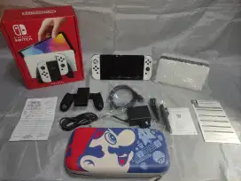 Nintendo Switch OLED White 512gb Fullset Fullgame