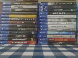 Jual kaset PS second kondisi baik dan mulus