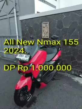 Nmax 2024. Pajak ON. Like New. KM 11rb. Standar. Mulus. Cash/Kredit/TT