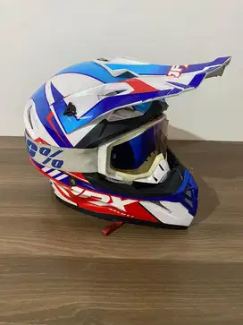 HELM JPX CROSS FOx 1 + GOOGLE 100%