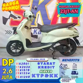 Cukup KTP dan KK kredit grand filano 2025 bekas rasa baru