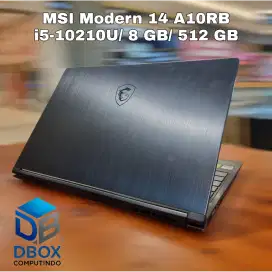 MSI MODERN 14 A10RB - CORE i5-10210U - NVIDIA GeFORCE MX250 2GB