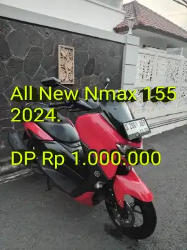 Nmax 2024. Pajak ON. Like New. KM 11rb. Standar. Mulus. Cash/Kredit/TT