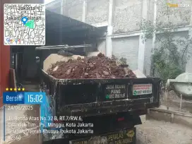 Buang puing sampah