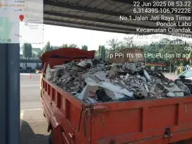 Jasa buang puing sampah